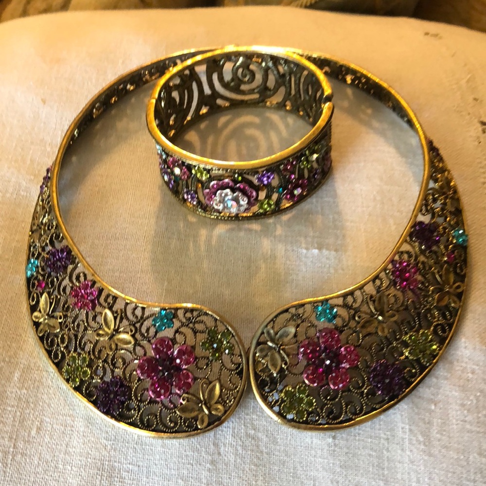 Jewel set multi color